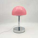 Élio, lampe champignon en verre sur colonne chromée et base disque, 29 cm — vue 6