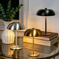 Nova – Lampe champignon sans fil, 22 cm, quatre finitions métal