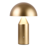 Alto, lampe champignon en métal doré, 36 cm, sans fil