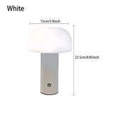 Nils, lampe champignon sans fil de 22,5 cm, chapeau opale et corps coloré — vue 7