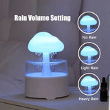 Ondée, lampe champignon qui pleut à réservoir transparent, sept couleurs de veilleuse — vue 3