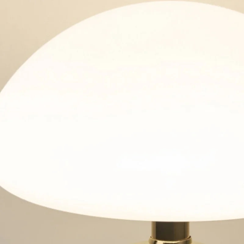 Bulle, lampe champignon en céramique émaillée à large chapeau diffusant, 22 cm — vue 6