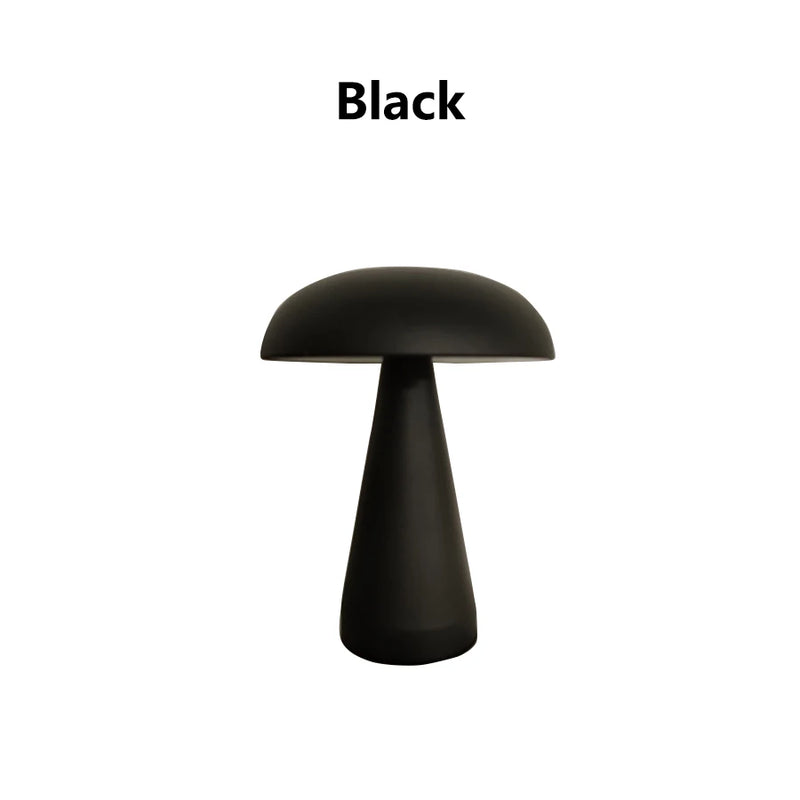 Milo, lampe champignon en aluminium doré brossé et acrylique, 20,5 cm — vue 7