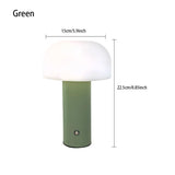 Nils, lampe champignon sans fil de 22,5 cm, chapeau opale et corps coloré — vue 6