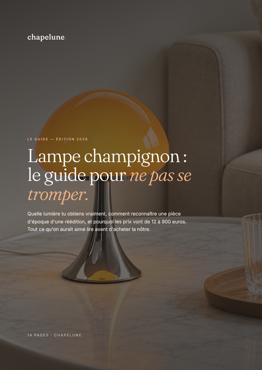 Couverture du guide « Lampe champignon : le guide pour ne pas se tromper »