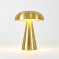 Milo – Lampe champignon doré, 20,5 cm, 6 à 12 h d'autonomie
